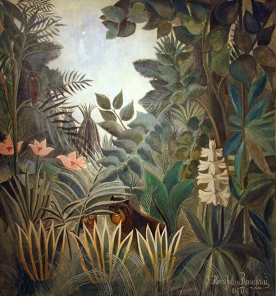 The Equatorial Jungle by Henri Rousseau